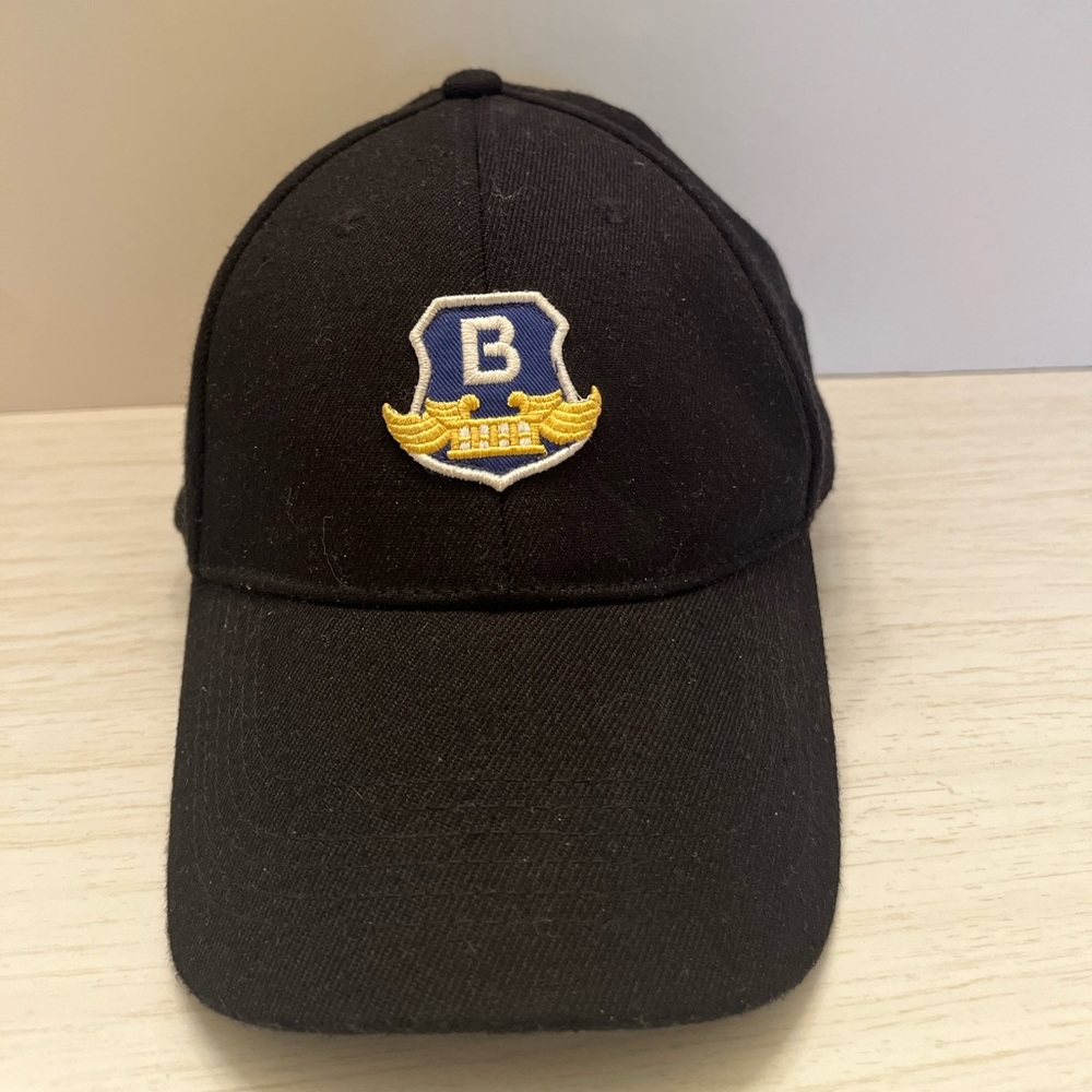Blauer Stretch Ball cap Black. With emblem on front sz reg